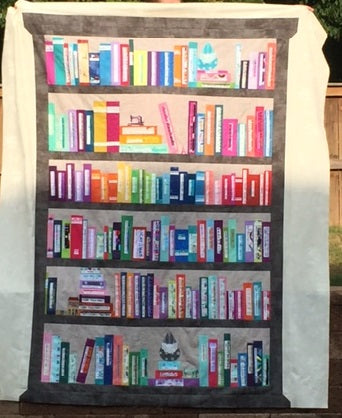 Selvage Bookshelf Quilt Pattern - PDF