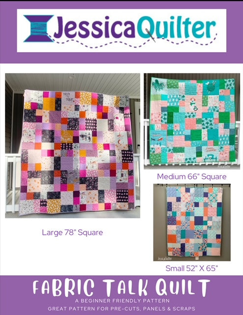 Fabric Talk Quilt Pattern - PDF