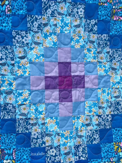 Trip Around the World – FINISHED Quilt 92” Square