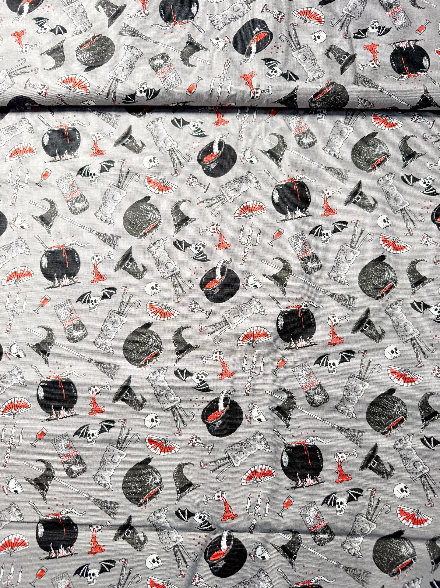 Destash - 3 yards Halloween Fabric