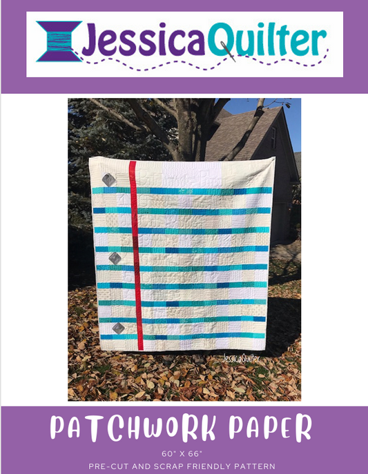 Patchwork Paper Quilt Pattern - PDF