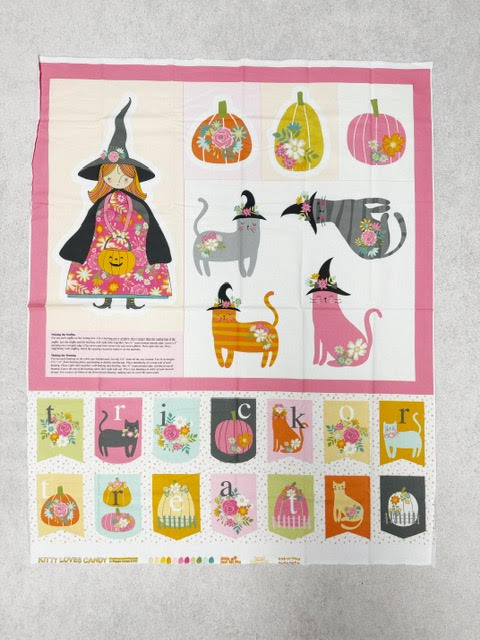 Summerween / Halloween Fabric Bundles – Precut Fat Quarters, Yardage, Panel, Charm Pack and Patchwork Ghost Canvas Tote