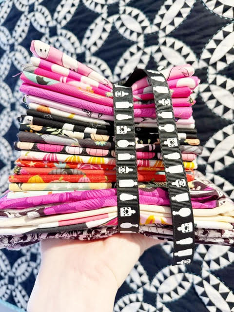 Summerween / Halloween Fabric Bundles – Precut Fat Quarters, Yardage, Panel, Charm Pack and Patchwork Ghost Canvas Tote
