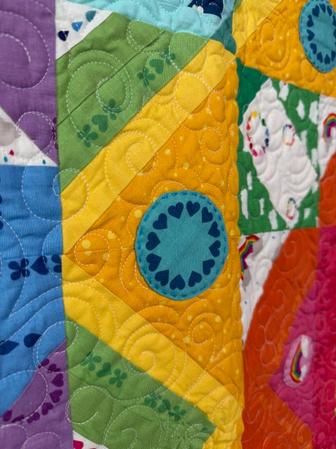 Dreamer Medallion Mini Quilt - FINISHED QUILT - 44" Square