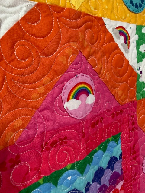 Dreamer Medallion Mini Quilt - FINISHED QUILT - 44" Square