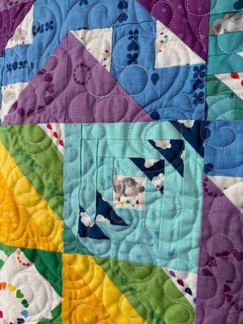 Dreamer Medallion Mini Quilt - FINISHED QUILT - 44" Square