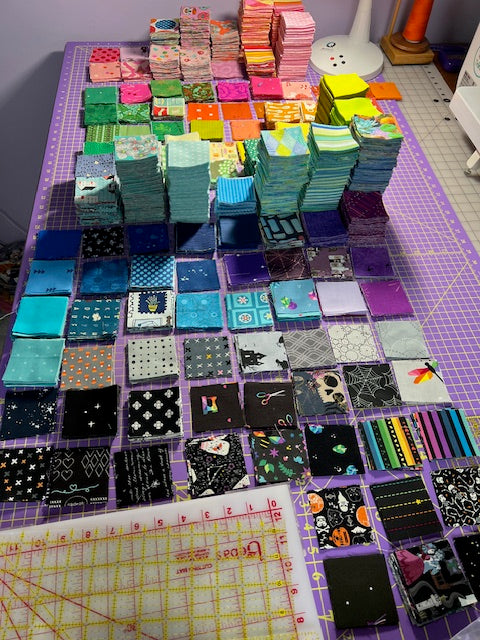 JQ Pack Scrappy Builders Unique Precut Fabric Packs