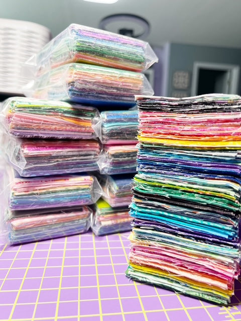JQ Pack Scrappy Builders Unique Precut Fabric Packs