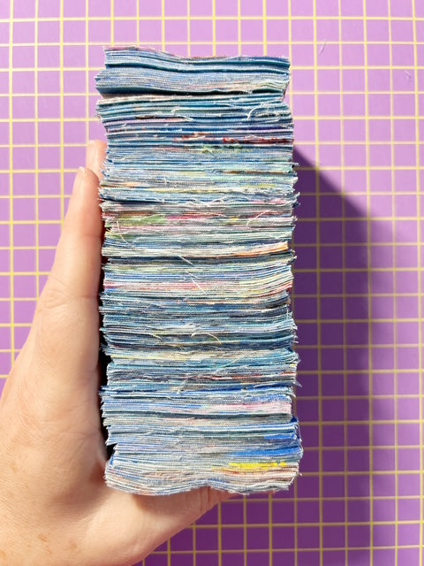 JQ Packs Single Fabric 2.5" Squares Sea World Panel Precut Fabric