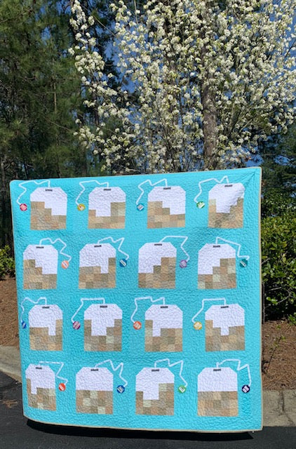 Patchwork Tea Quilt Pattern - PDF