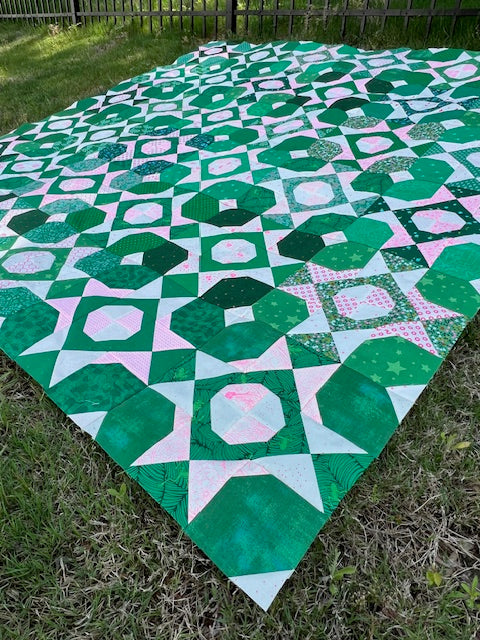 Maxine Dot Quilt and Maxine Dot XL Quilt Pattern