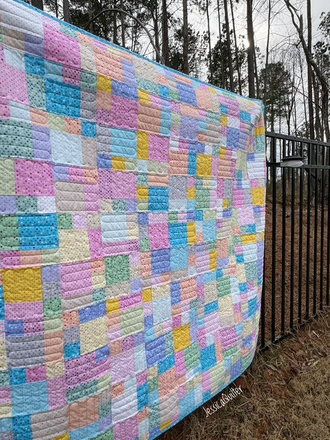 Small Talk Quilt - FINISHED QUILT - 59" Square