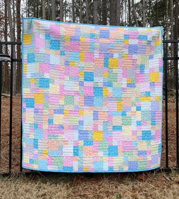 Small Talk Quilt - FINISHED QUILT - 59" Square