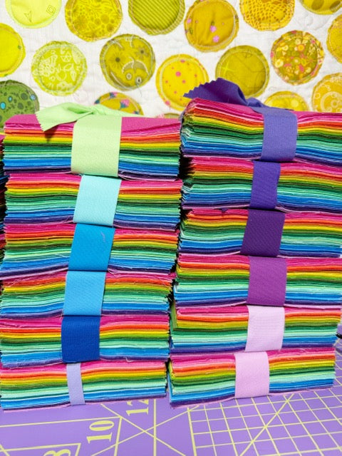 JQ Packs - 5" Rainbow Squares - (100+)qty