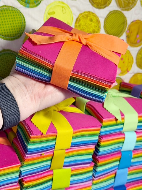 JQ Packs - 5" Rainbow Squares - (100+)qty