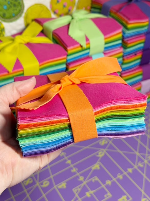 JQ Packs - 5" Rainbow Squares - (100+)qty