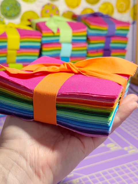 JQ Packs - 5" Rainbow Squares - (100+)qty