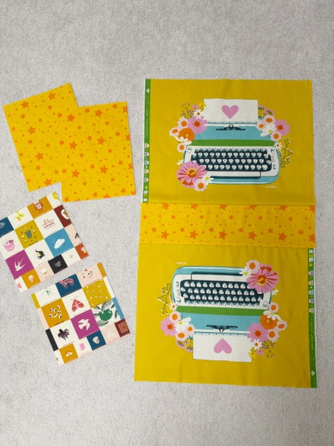 Patchwork Duffle Fabric Kit - Yellow - Partial Fabrics Only