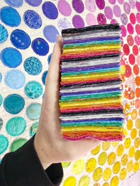 JQ Pack – Hand-Curated Alison Glass Fabric Bundle – 400 - Pre-Cut 2.5” Squares