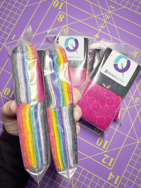 JQ Pack – Hand-Curated Alison Glass Fabric Bundle – 400 - Pre-Cut 2.5” Squares