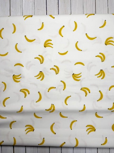 Ruby Star Society Fabric Yardage – Darlings 2 Banana Nananas Buttercream – Cotton Woven Quilting Fabric