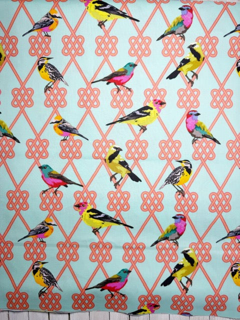 Tula Pink Fabric Yardage – Mood Garden In A Finch Dawn – Cotton Woven Quilting Fabric