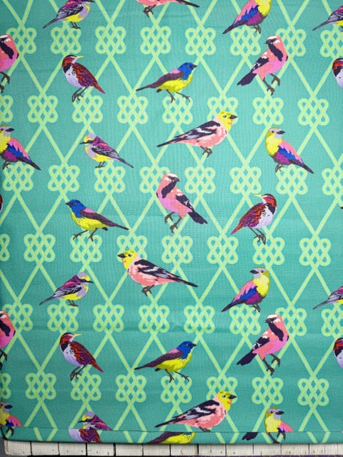 Tula Pink Fabric Yardage – Mood Garden In A Finch Dusk – Cotton Woven Quilting Fabric