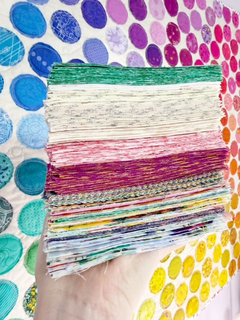 400-Piece 5” Fabric Charm Square Destash Lot – Designer Quilt Squares for Patchwork, Appliqué & Crafts