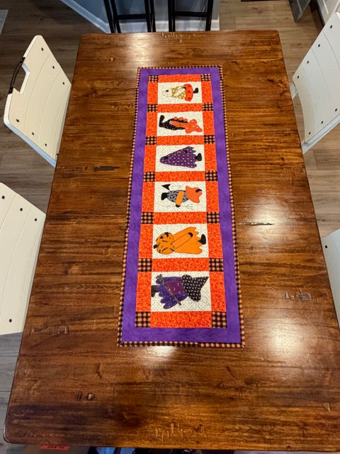 Trick Or Treat Ghosts Table Runner - 17"x51"