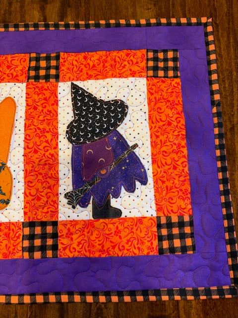 Trick Or Treat Ghosts Table Runner - 17"x51"