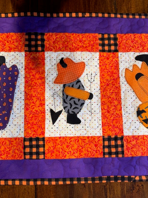 Trick Or Treat Ghosts Table Runner - 17"x51"