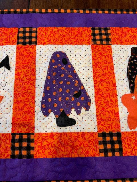 Trick Or Treat Ghosts Table Runner - 17"x51"
