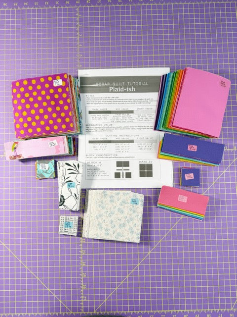 Plaidish Quilt Kits – Precut Fabrics