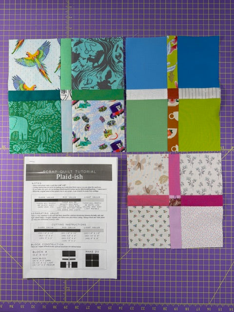 Plaidish Quilt Kits – Precut Fabrics