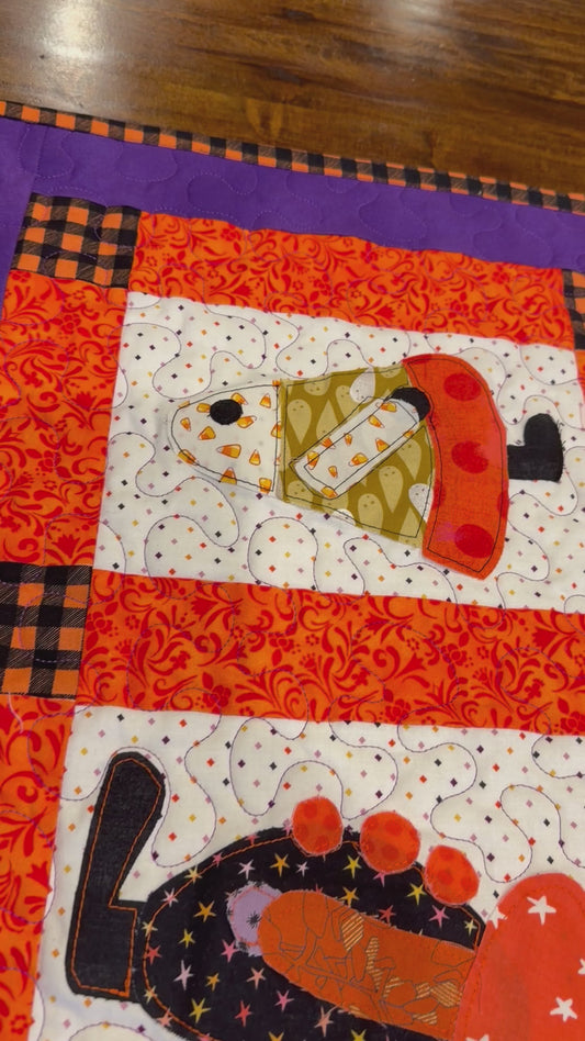Trick Or Treat Ghosts Table Runner - 17"x51"