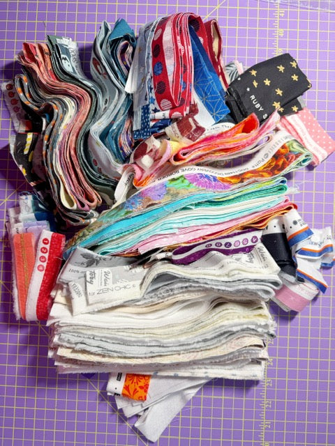 Selvages – Low Volume/ Halloween/Rainbow