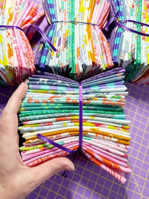Fat Eighth Fabric Bundle – 17 Quilt Prints for Patchwork & Fussy Cutting - 2+ Yards total
