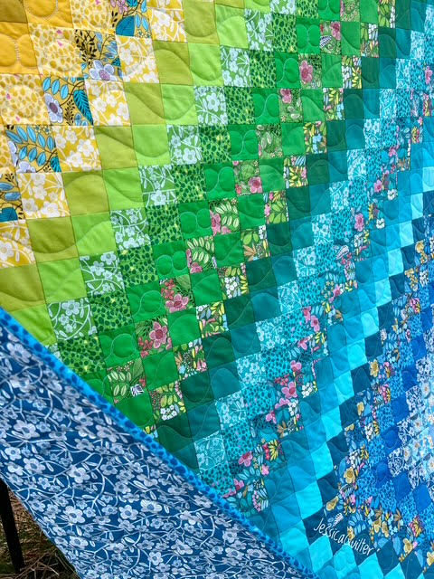 Trip Around the World – FINISHED Quilt 92” Square